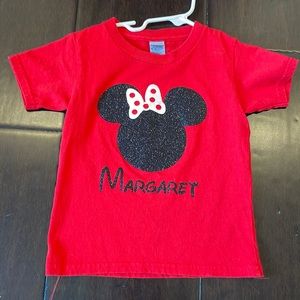 Personalized Disney t shirt. Runs small more like 3T